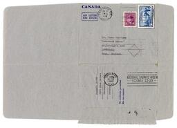 Letter from Racey to Harrison, Oct. 25, 1949 (verso)