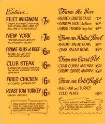 The Pajama Game (menu)