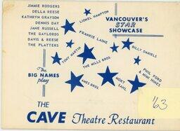 The Cave souvenir photograph 1963 (cover)