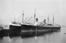 Alaska II in harbour [graphic materials]