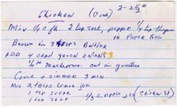 Chicken (Good) [Recto and Verso]