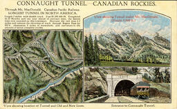 Connaught Tunnel. --Canadian Rockies. (Front)