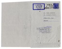 Letter from Racey to Harrison, Mar. 21, 1949 (verso)