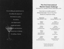 1st International Martini Classic (back)