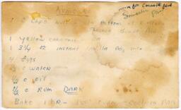 Rumcake [Recto and Verso]