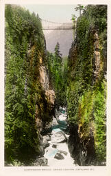 Suspension Bridge, Grand Canyon, Capilano B.C. (Front)