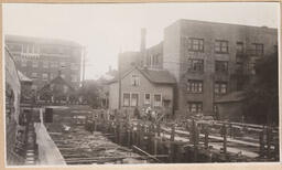 Photo of foundation and construction workers