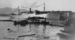 Alaska in harbour [graphic materials]