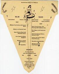 The Cave Spike Jones Menu (inside)