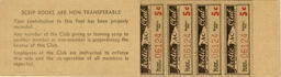 Scrip Book - Tab Front