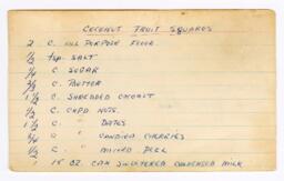 Coconut Fruit Squares [Recto and Verso]