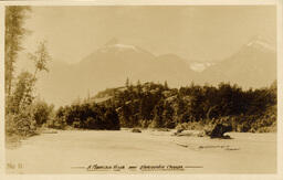 A mountain vista near Vancouver, Canada. (Front)