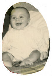 Ian McColl as a baby