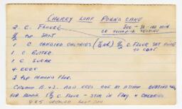 Cherry Loaf Pound Cake