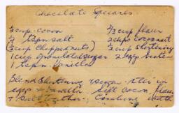 Chocolate Squares [Recto and Verso]