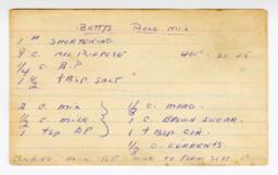 Bettys Roll Mix [Recto and Verso]