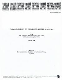 Parallel Report to the Second Report of Canada: Report of The National Action Committee on the Status of Women (Canada)
