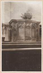 Details of the church pulpit