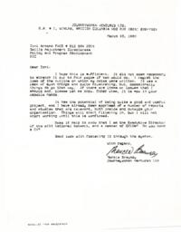 Journeywomen Ventures Invoice: Income Support for Women on Training (March 1990)