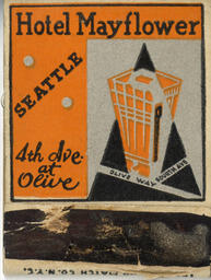 Hotel Mayflower matchbook (front)