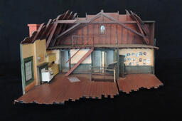 Diary of Anne Frank model front view