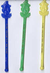 Clown swizzle sticks