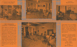 Hotel Mayflower orange/silver brochure (inside)