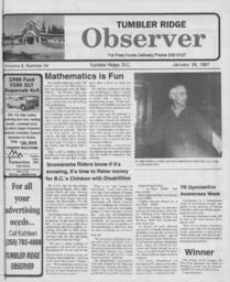 Tumbler Ridge Observer January 26, 1997