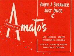 Amato's Supper Club (front)