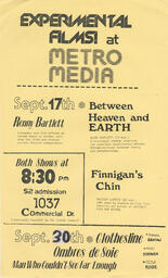 Experimental Films! at Metro Media