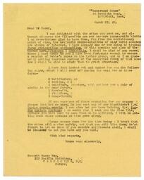 Letter from Harrison to Racey, Mar. 23, 1949