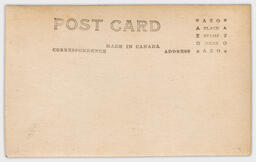 Upper Squamish Valley Postcard - back: 