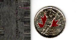 2009 Canadian 25-Cent Golden Moments: Men's Ice Hockey Coloured Quarter Coin