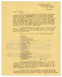 Letter from Harrison to Racey, May 23, 1948 (recto)