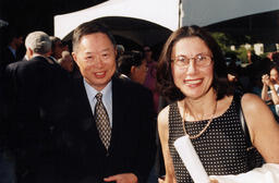 Dr. Frieda Granot and Stanley Kwok pose for a photo