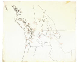 Map of Northwest Coast of North America showing First Nations Languages and Researchers