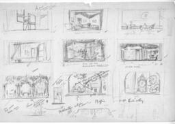 Untitled Sketch [Gypsy, Various Scenes 1]