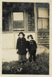 Shirley and Mary looking stern