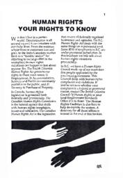 Human Rights - Your Rights to Know