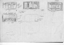 Untitled Sketch [Gypsy, Various Scenes 2], recto