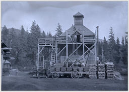 Hop drying kiln at Squamish Valley Hop Company farm