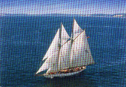 Adventuress under sail [graphic materials]