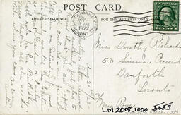 Adriatic postcard, backside