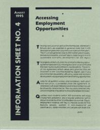 Accessing Employment Opportunities
