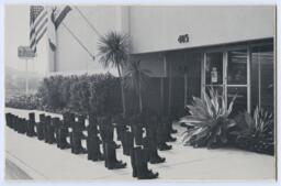 Image Bank Postcard Show - 100 Boots at the Bank