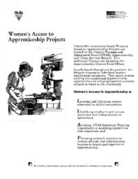 Skills Facts: Women's Access to Apprenticeship Projects