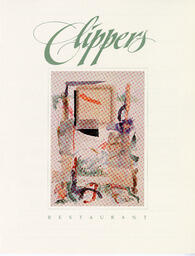 Clippers lunch menu (front)