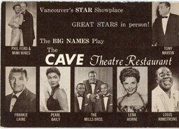 The Cave souvenir photograph 1960 (cover)