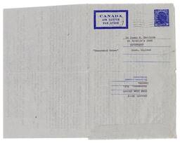 Letter from Racey to Harrison, Jul. 26, 1949 (verso)