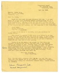 Letter from Harrison to Racey, May 14, 1948